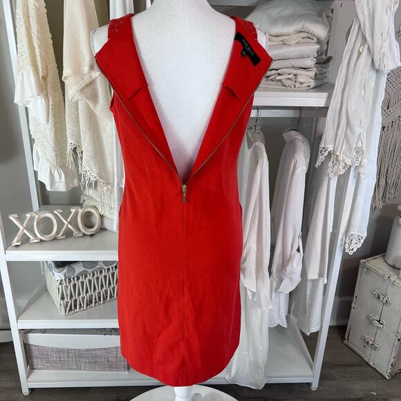Nine West women's size 4 sheath dress orangish red. Coastal fun #0971 - Picture 12 of 15